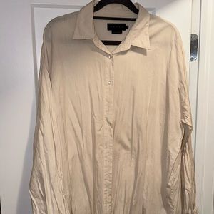 HATCH THE SHIRT DRESS COVERUP - STONE